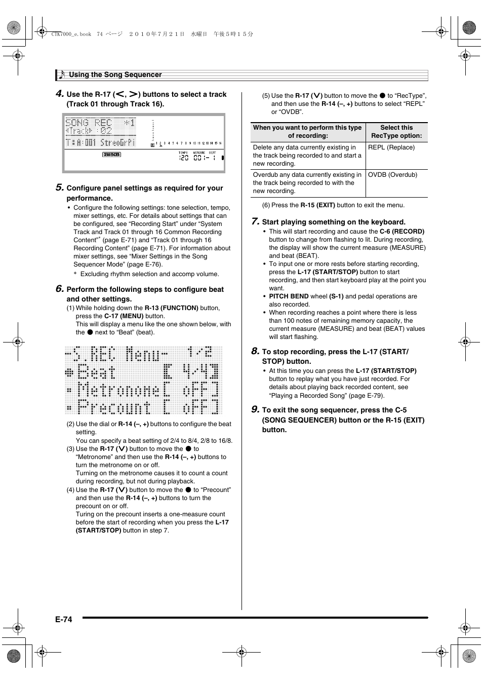 Casio WK7500E1A User Manual | Page 76 / 168