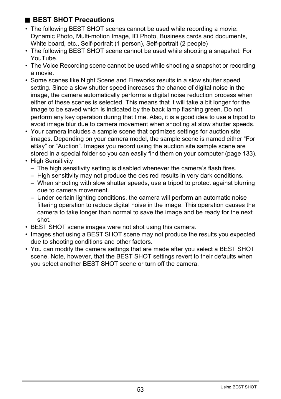 Casio EX-H10 User Manual | Page 53 / 189