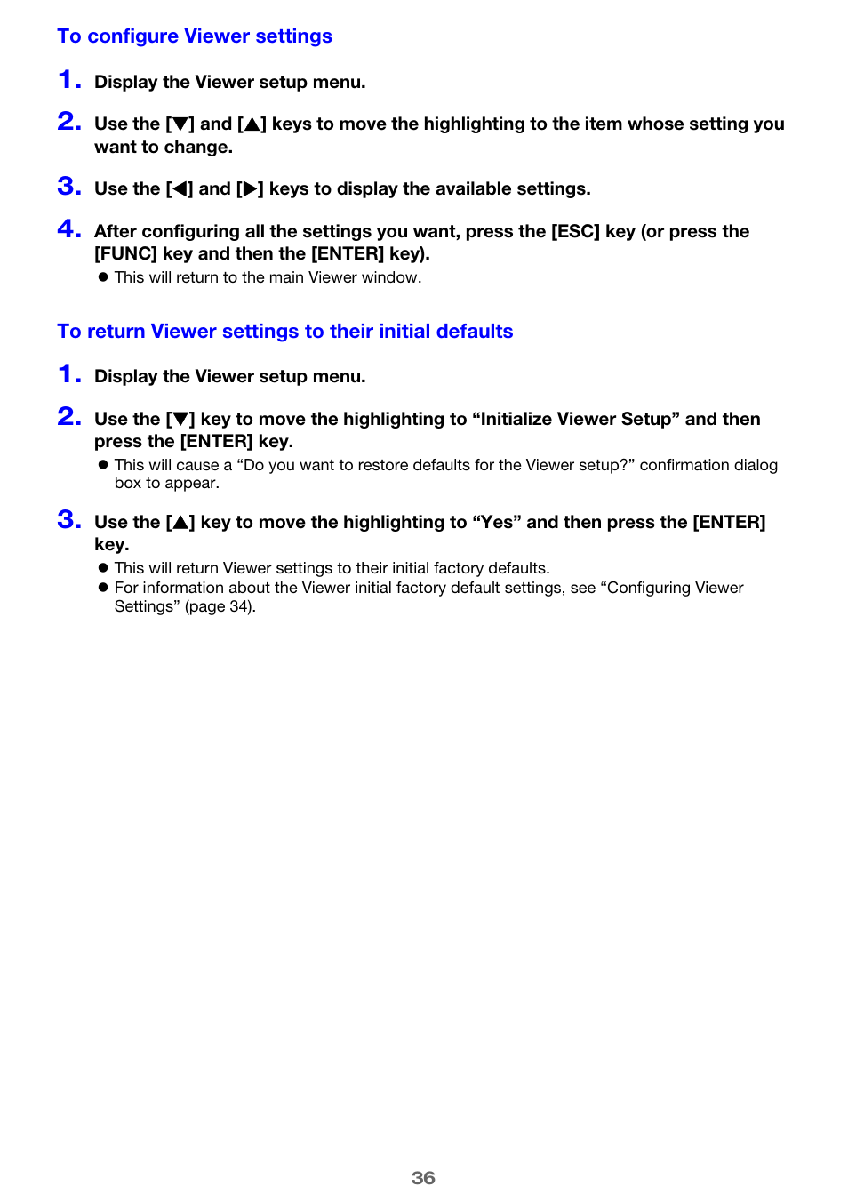Casio XJ-A256 User Manual | Page 36 / 69