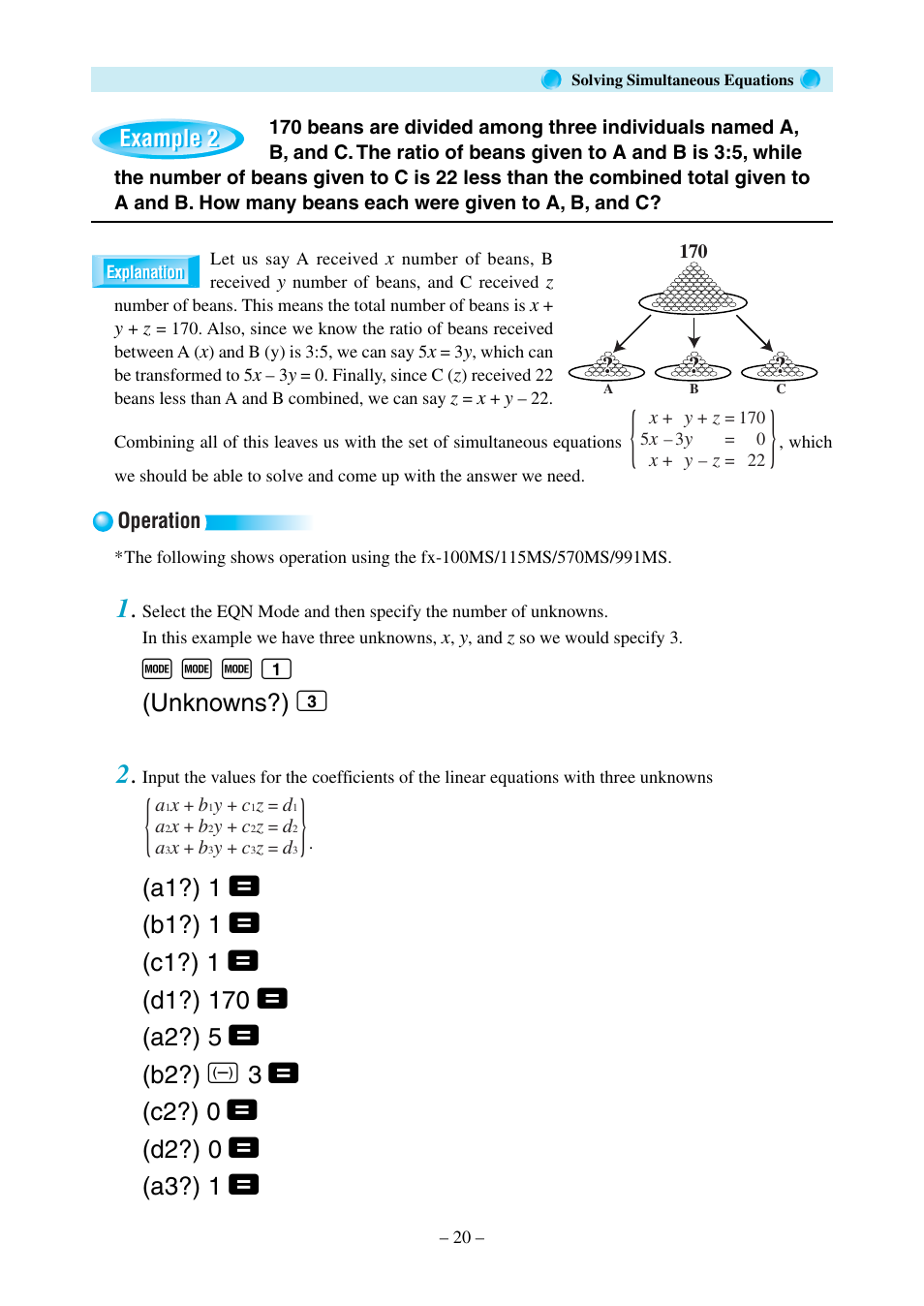 F f f 1 | Casio fx-570MS User Manual | Page 23 / 46