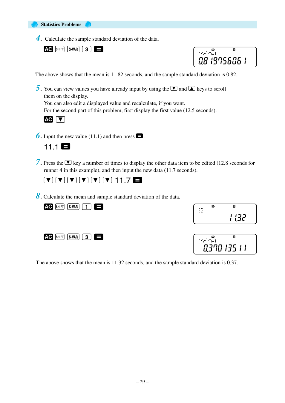 A x 3, T ] 6, A x 1 = t | Casio fx-570MS User Manual | Page 32 / 46