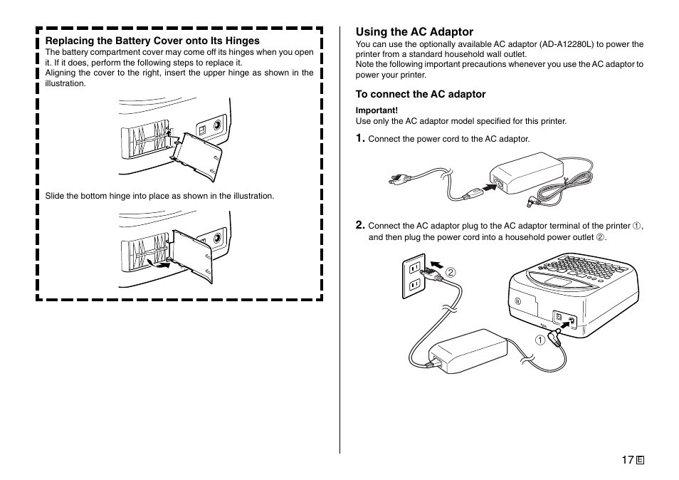 Casio Printer CW-75 User Manual | Page 19 / 70