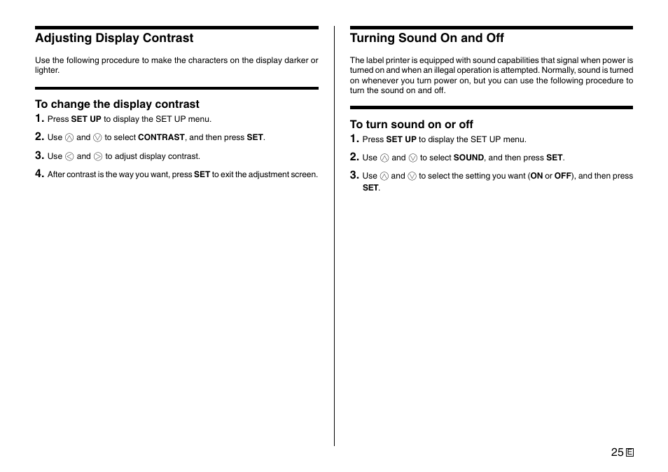 Casio Printer CW-75 User Manual | Page 27 / 70