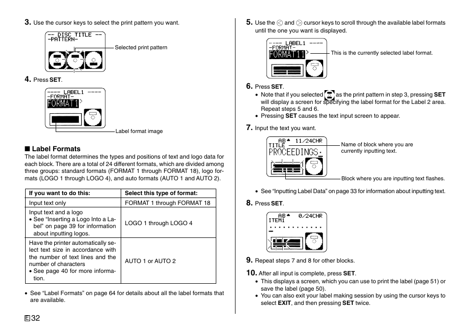 Casio Printer CW-75 User Manual | Page 34 / 70