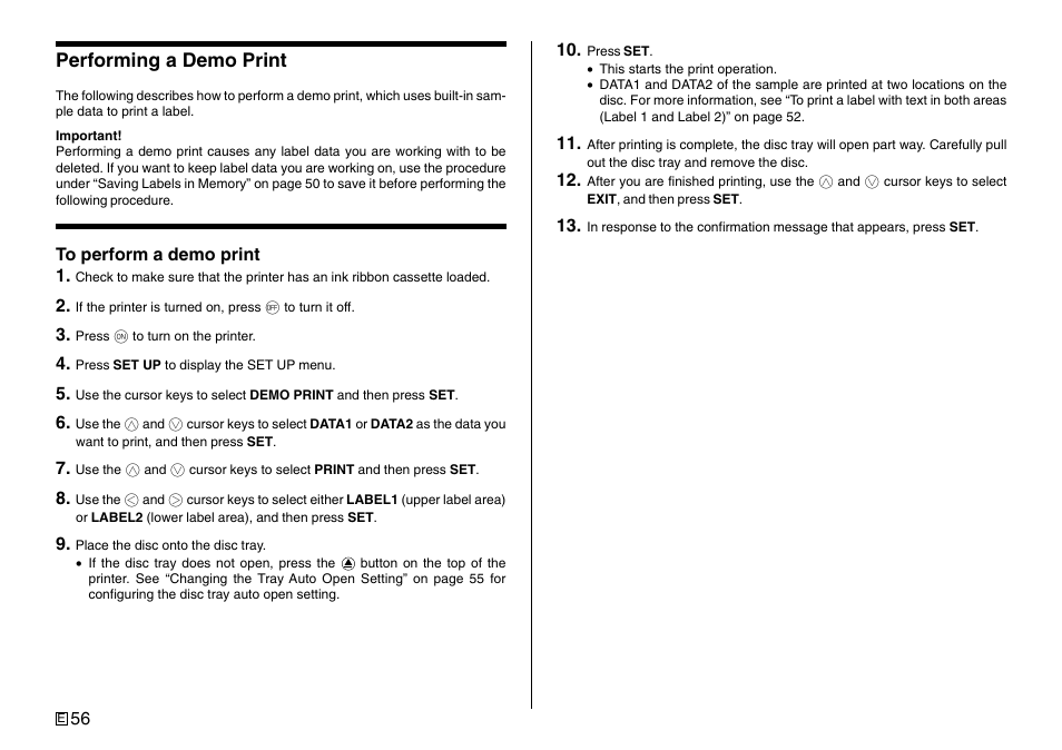 Casio Printer CW-75 User Manual | Page 58 / 70