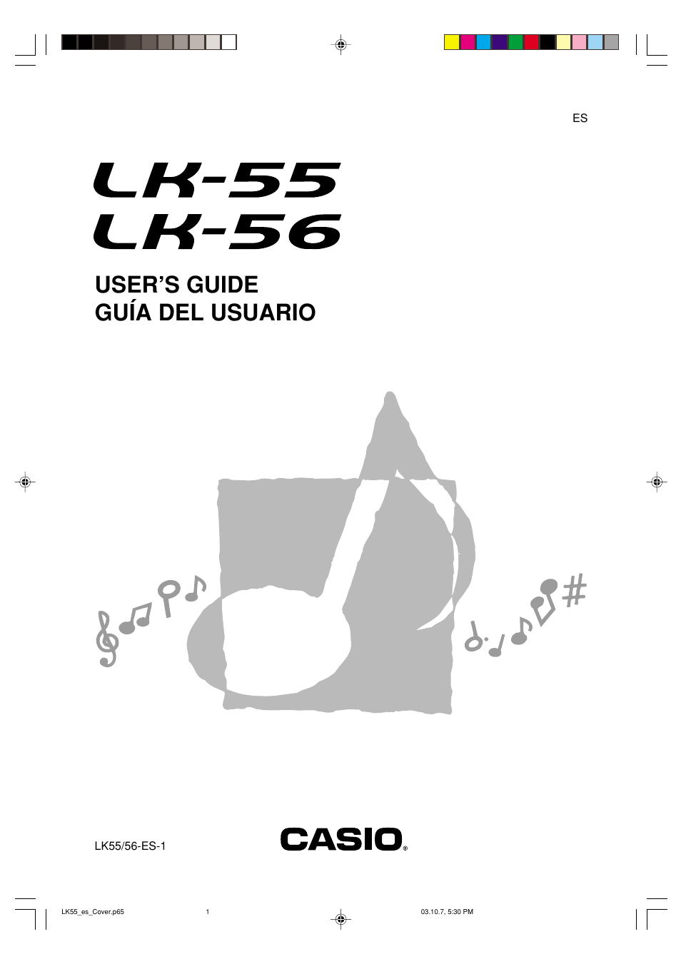 Casio LK-56 User Manual | 83 pages