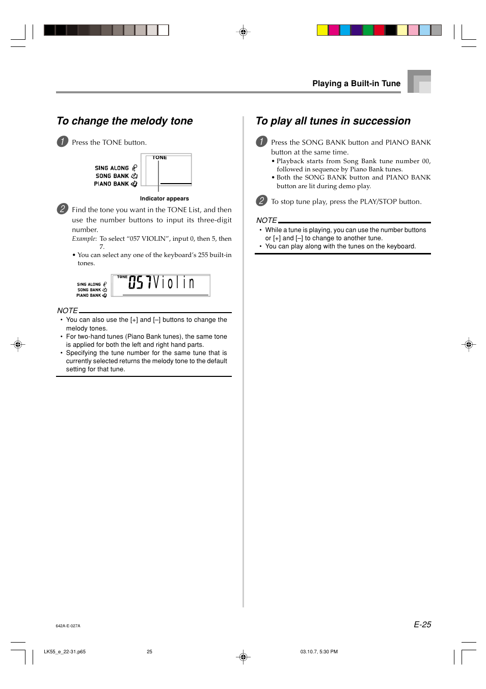 Casio LK-56 User Manual | Page 27 / 83