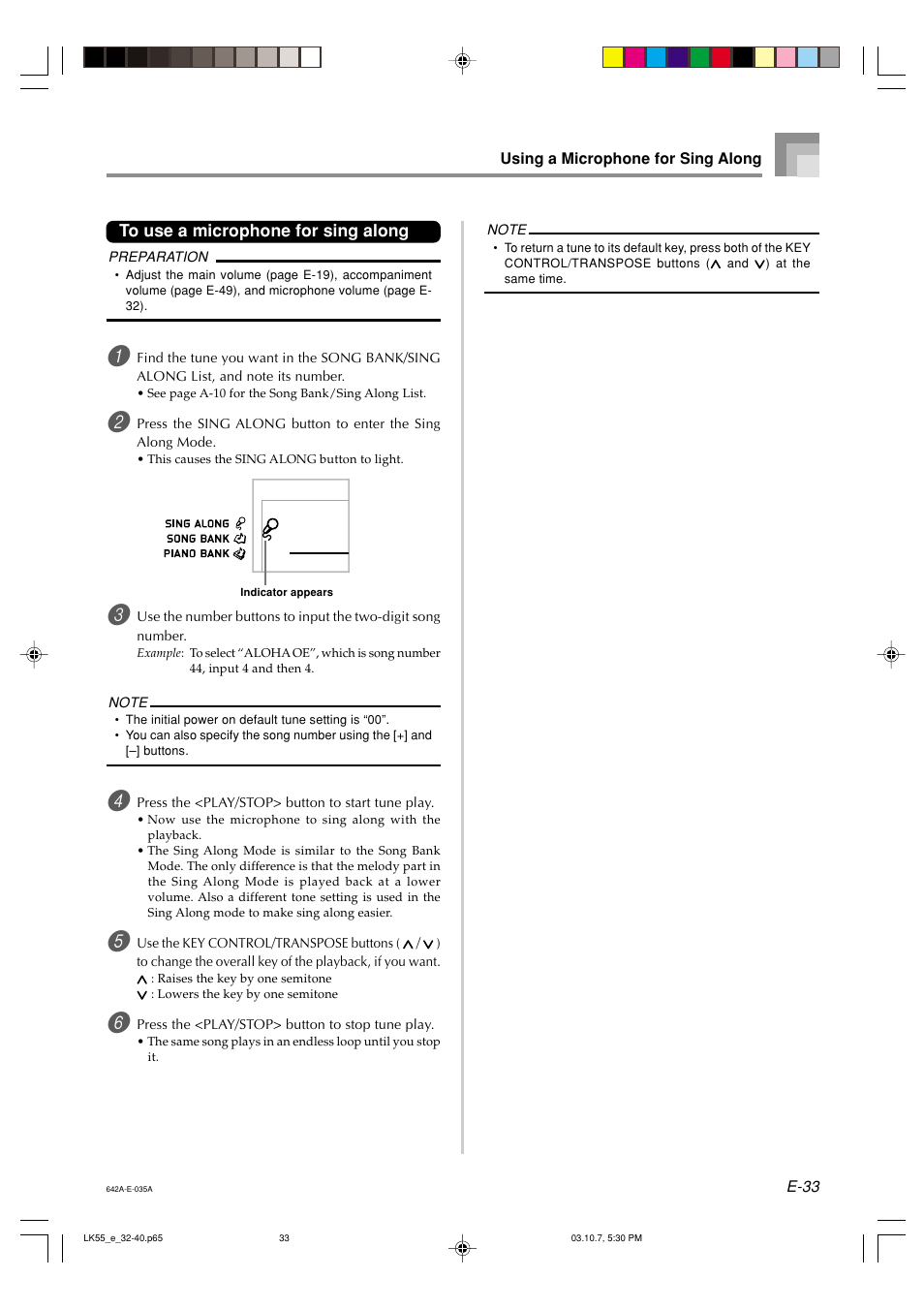 Casio LK-56 User Manual | Page 35 / 83