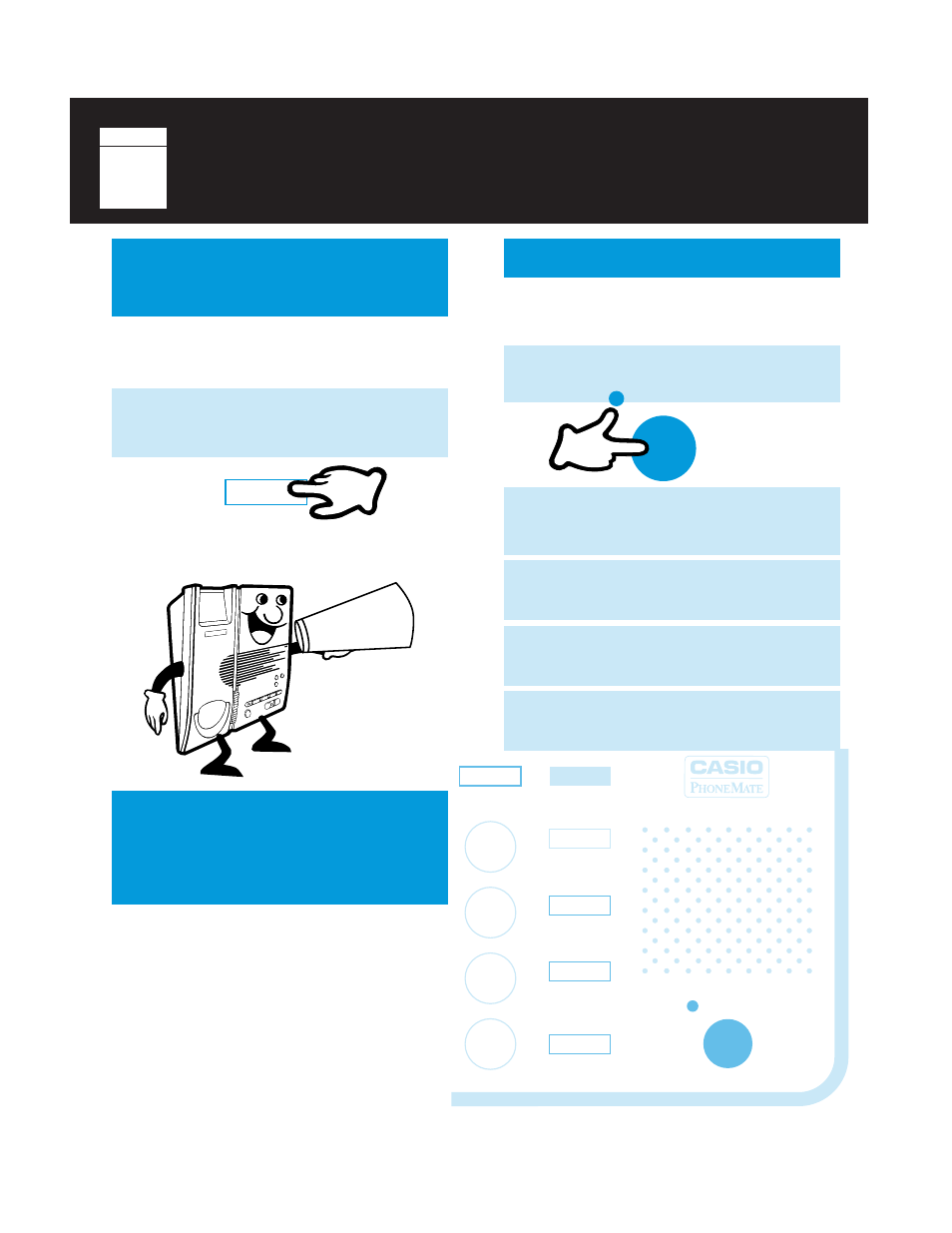 Paging & speakerpho, Paging the handset from the base unit, Speakerphone | Maximizing the benefits of the speakerphone | Casio TC-540 User Manual | Page 27 / 42