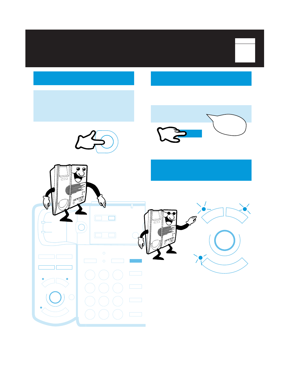 On/off, time & message indicators, Talking clock, New message on/off indicators | On/off, Time | Casio TC-540 User Manual | Page 34 / 42