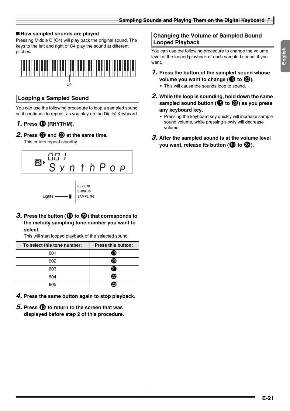 Casio WK220 User Manual | Page 23 / 77
