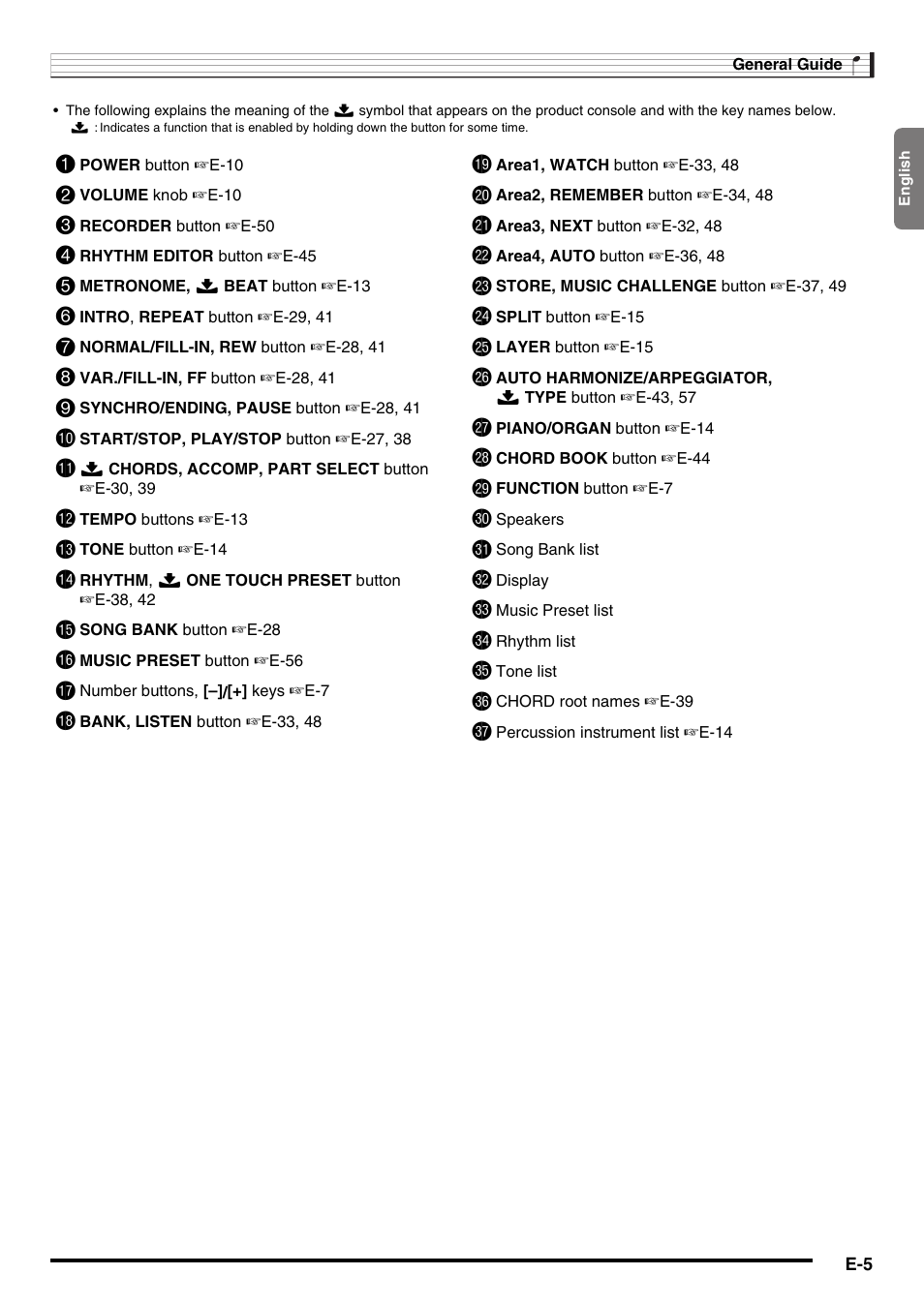 Casio WK220 User Manual | Page 7 / 77