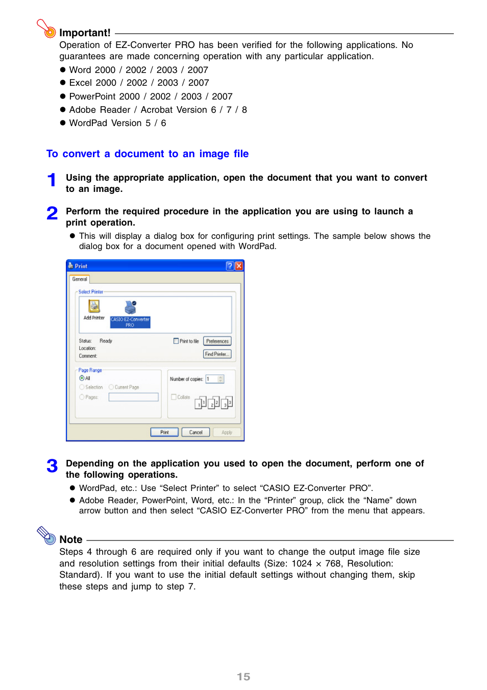 Casio XJ-S46 User Manual | Page 15 / 61