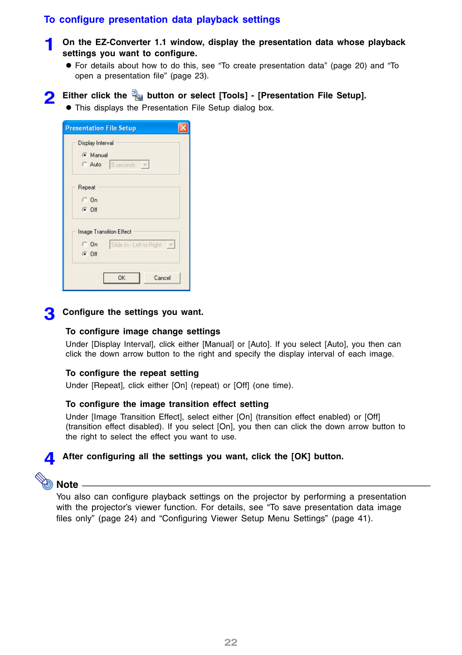 Casio XJ-S46 User Manual | Page 22 / 61
