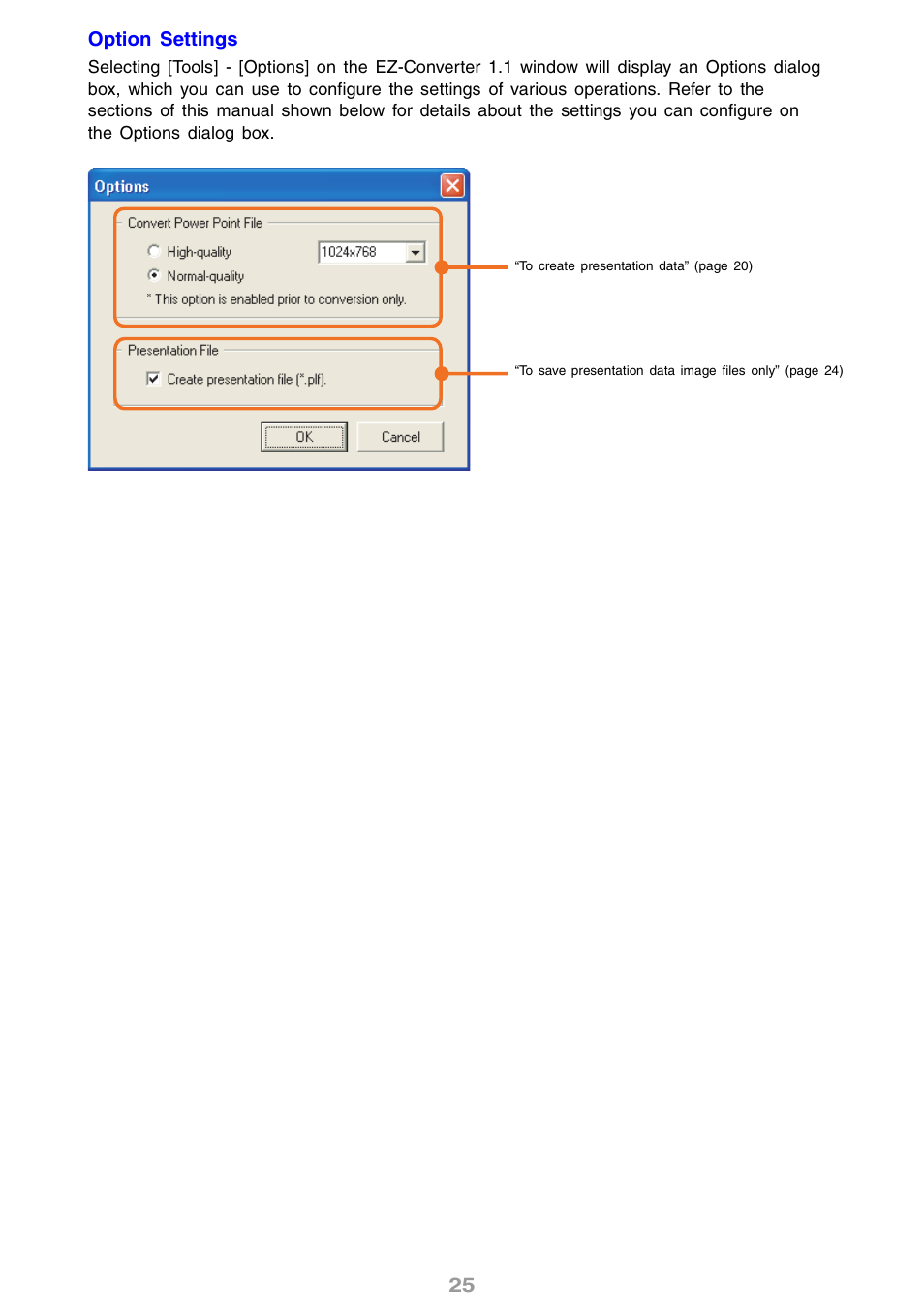Casio XJ-S46 User Manual | Page 25 / 61