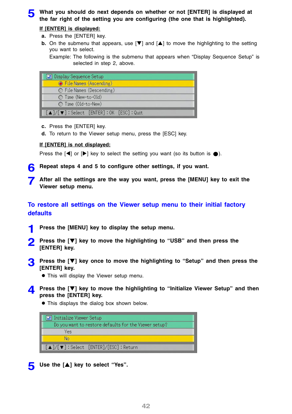 Casio XJ-S46 User Manual | Page 42 / 61