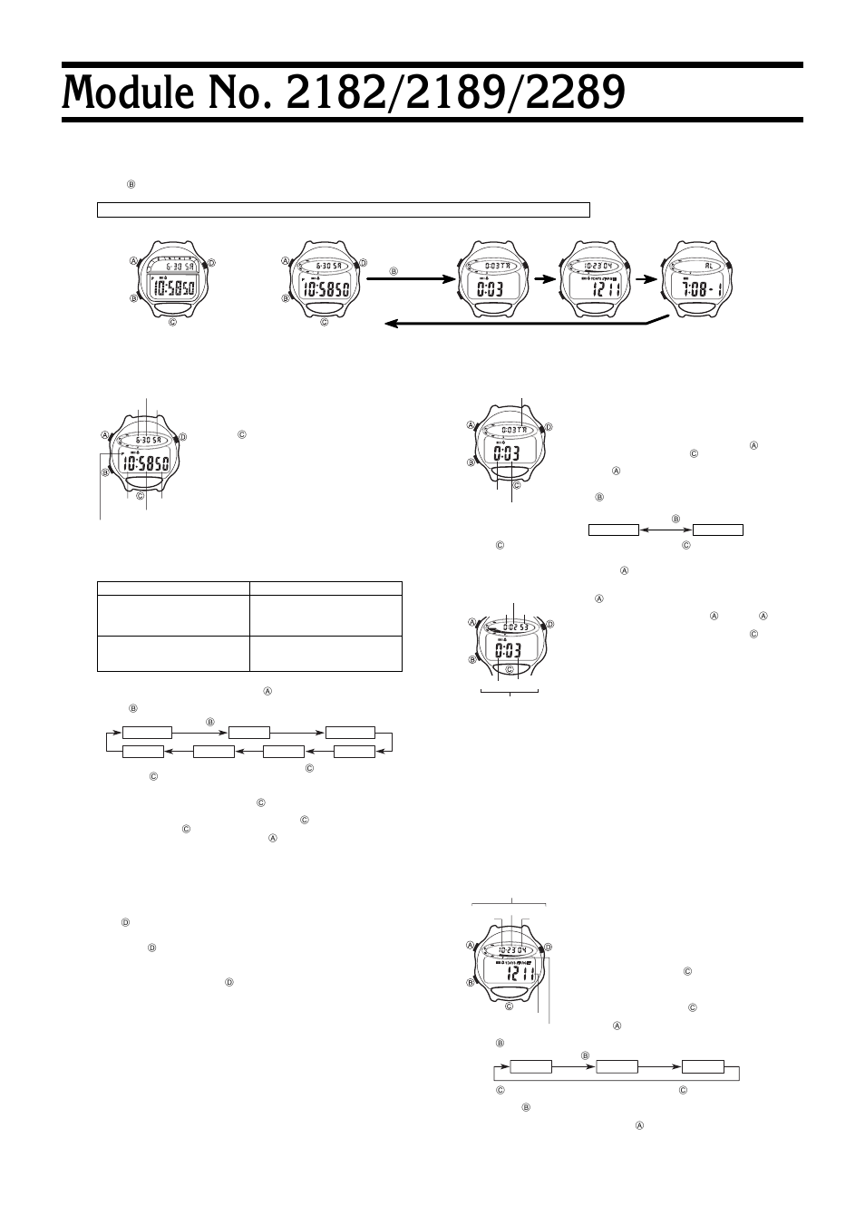 Casio 2182 User Manual | 2 pages