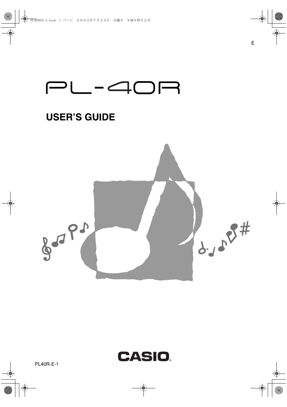 Casio PL-40R User Manual | 34 pages