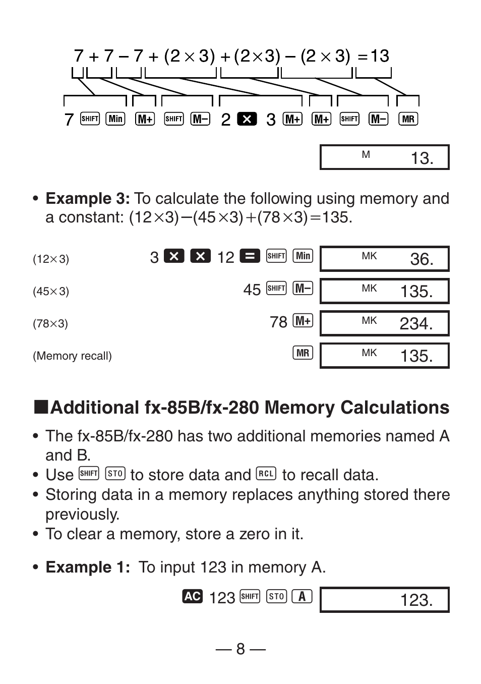 Casio FX-260SOLAR User Manual | Page 10 / 38