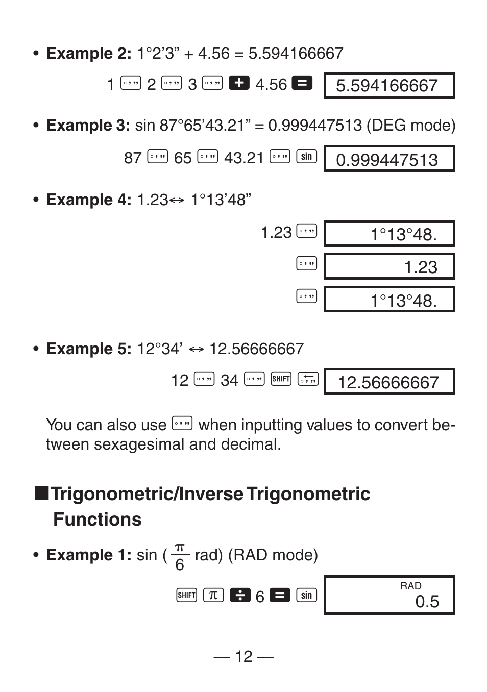 Casio FX-260SOLAR User Manual | Page 14 / 38