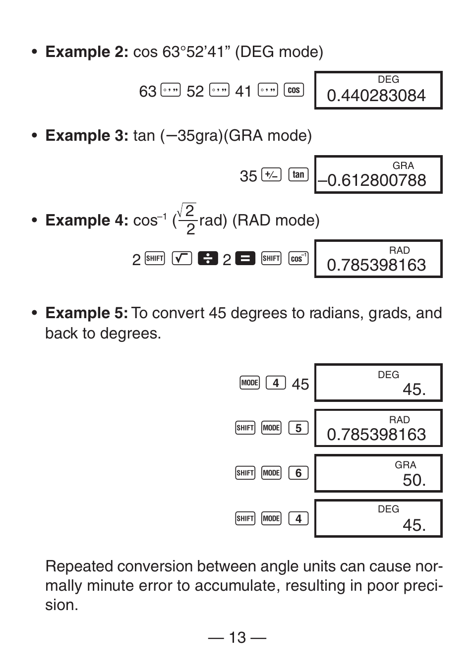 Casio FX-260SOLAR User Manual | Page 15 / 38