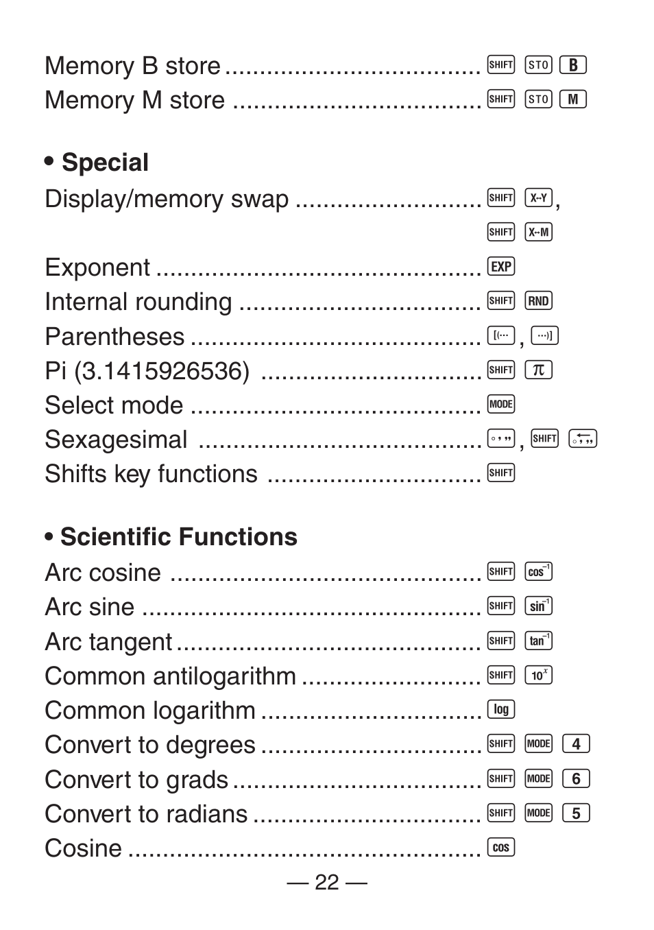 Casio FX-260SOLAR User Manual | Page 24 / 38