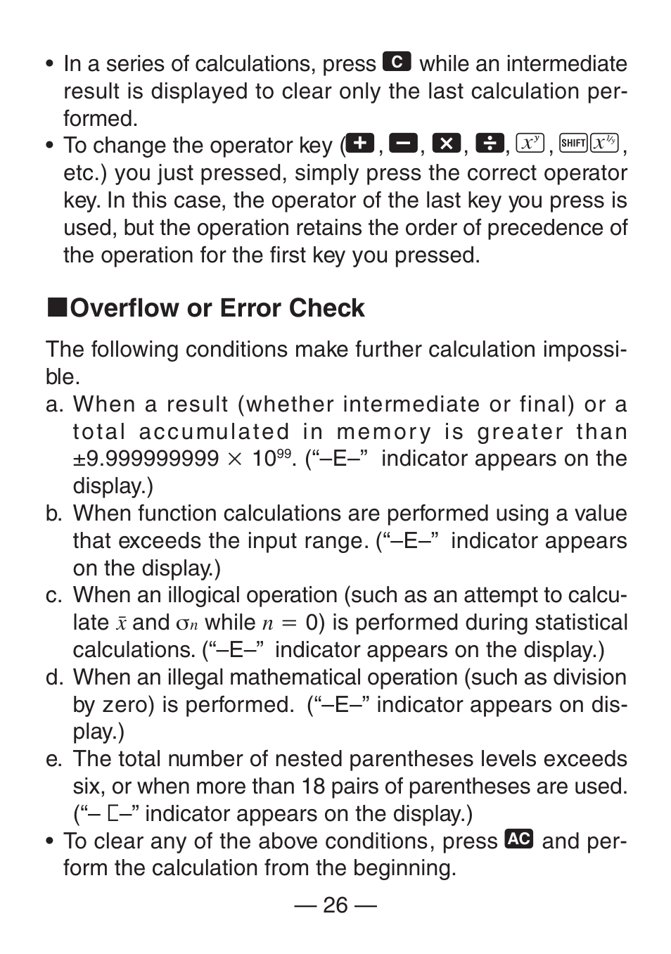 Casio FX-260SOLAR User Manual | Page 28 / 38