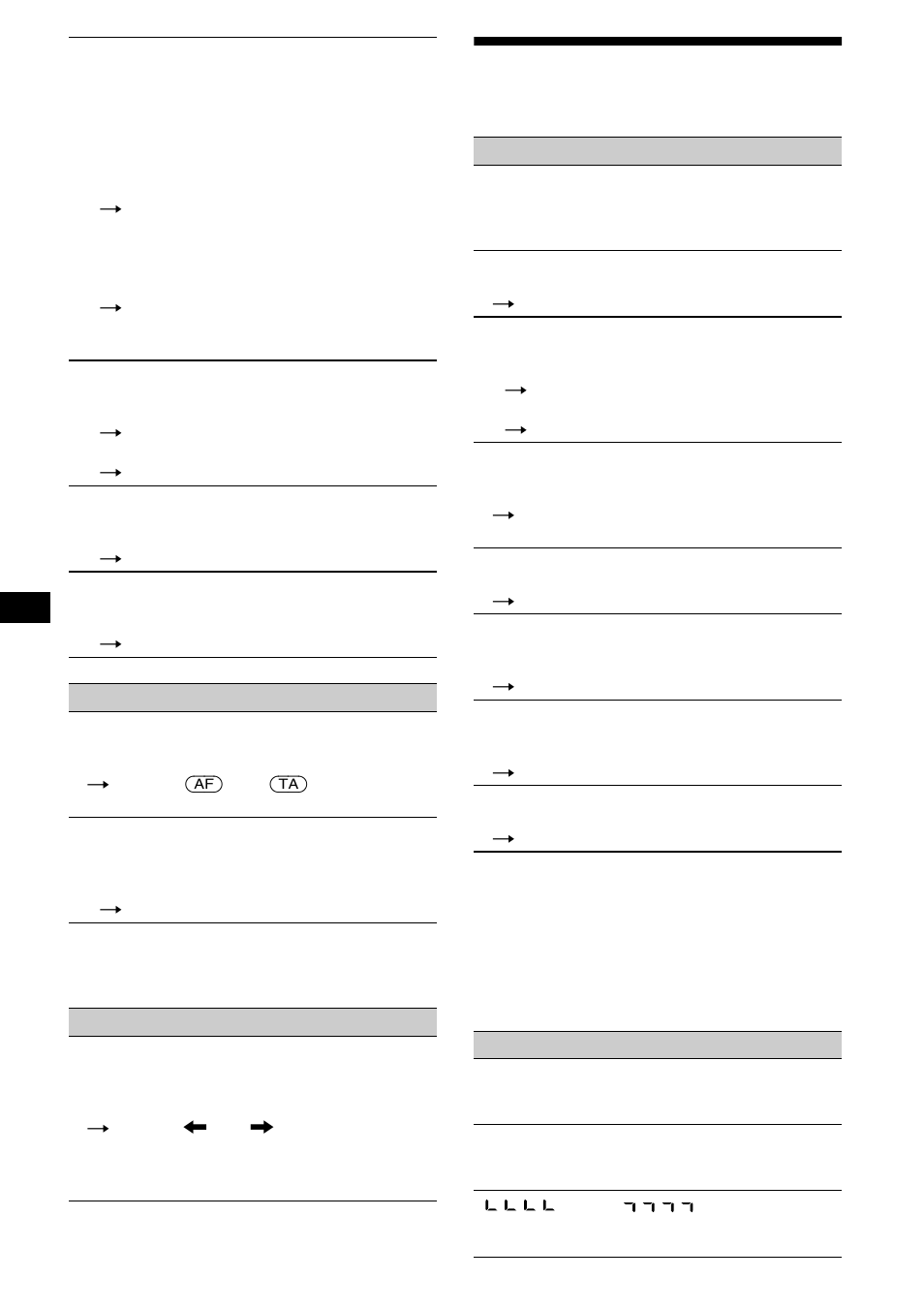 Felindikationer/ meddelanden, Felindikationer/meddelanden, 40 felindikationer/ meddelanden | Sony MDX-M690  RU User Manual | Page 120 / 254