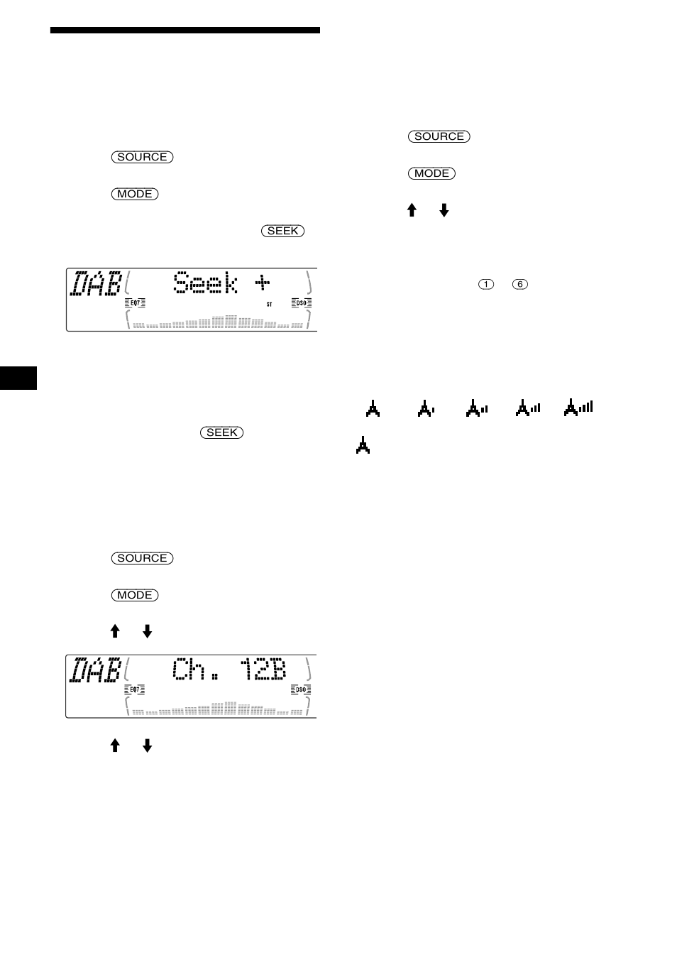 Basic operations of dab, 22 basic operations of dab | Sony MDX-M690  RU User Manual | Page 22 / 254