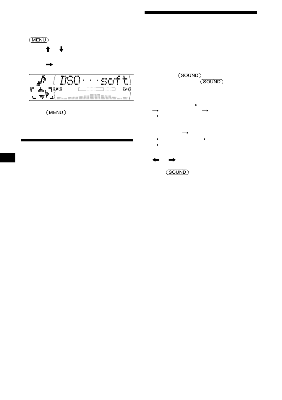 Source sound memory (ssm), Adjusting the sound characteristics, Listening to each programme source in its | Registered dso — source sound memory (ssm) | Sony MDX-M690  RU User Manual | Page 28 / 254