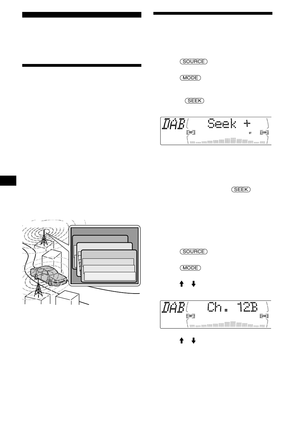 Dab (opcional), Descripción general de dab, Operaciones básicas de dab | Sony MDX-M690  RU User Manual | Page 60 / 254