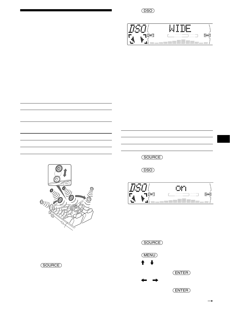 Ajuste del menú de sonido de baja frecuencia, 25 ajuste del menú de sonido de baja frecuencia | Sony MDX-M690  RU User Manual | Page 65 / 254