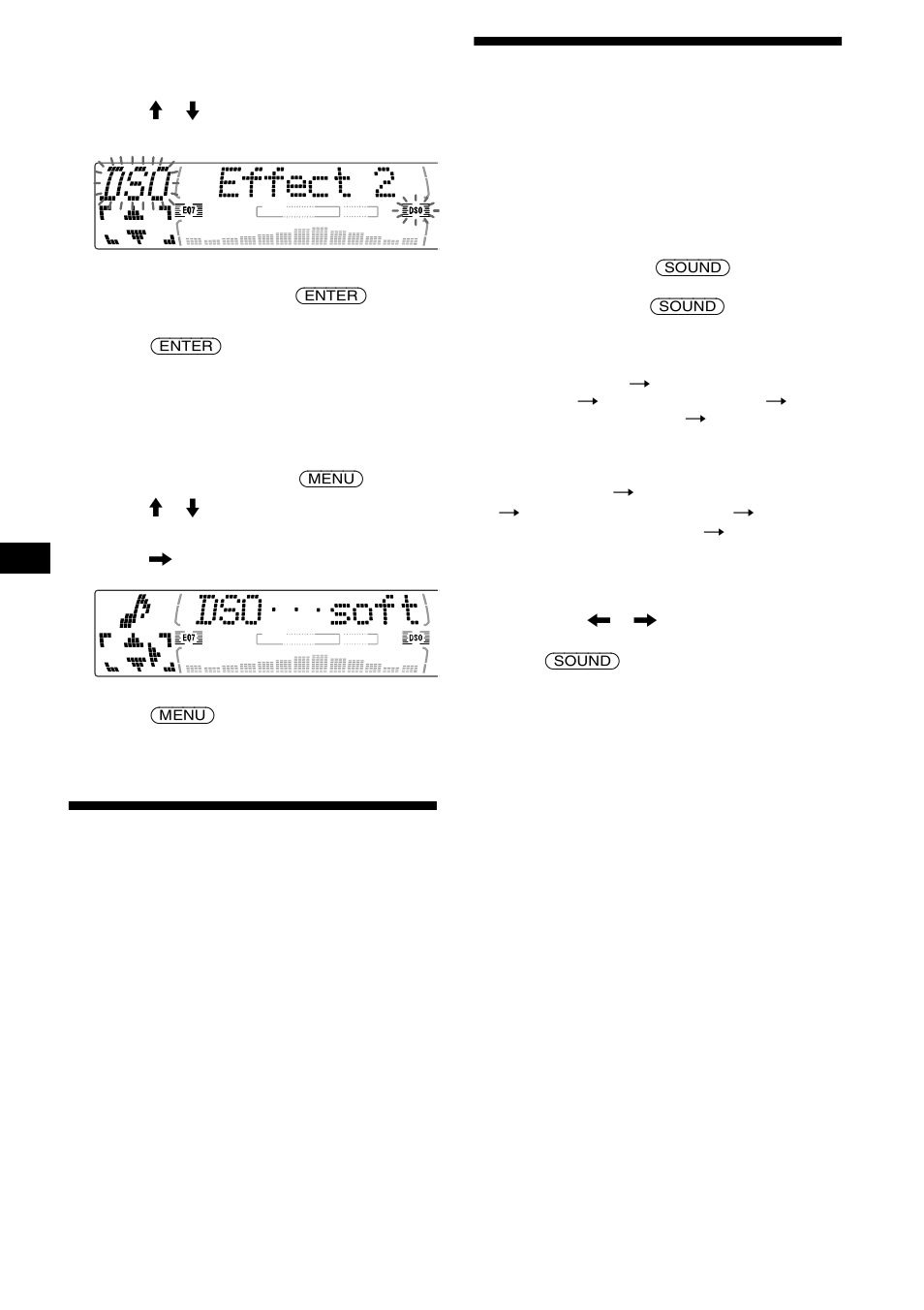 Memoria de sonido fuente (ssm), Ajuste de las características de sonido, Audición de cada fuente de programa con su | Dso registrado — memoria de sonido fuente (ssm) | Sony MDX-M690  RU User Manual | Page 66 / 254