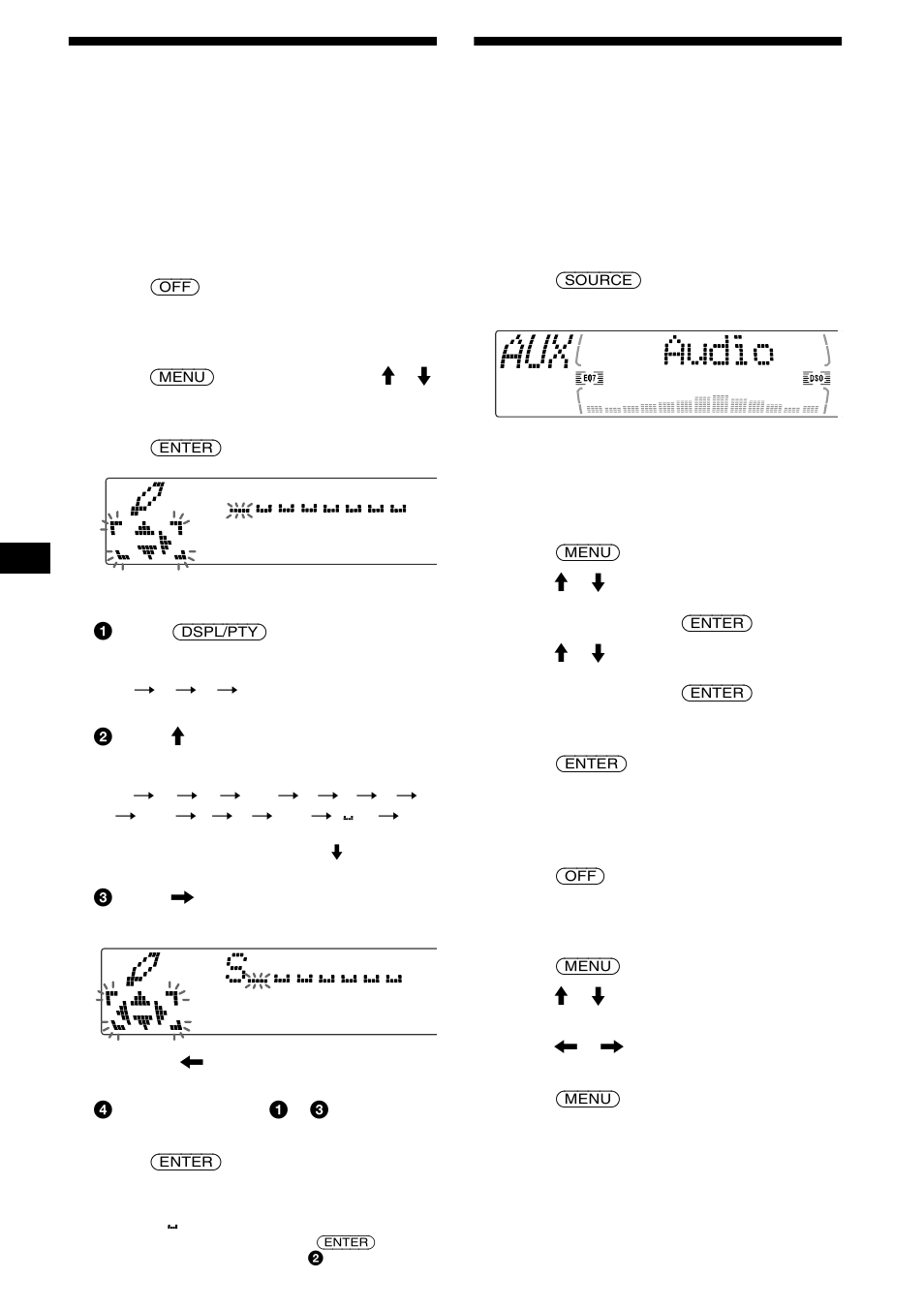 Asignación de nombre a una indicación del visor, Asignación de nombre a una indicación del, Visor | Conexión de equipos auxiliares de audio, Sólo cdx-m770), 34 asignación de nombre a una indicación del visor | Sony MDX-M690  RU User Manual | Page 74 / 254