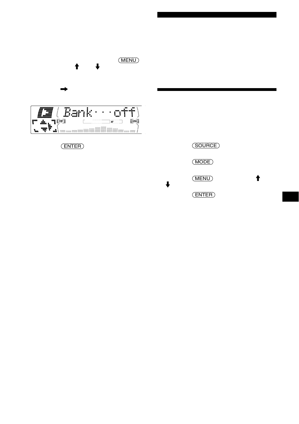 Radio, Lagra stationer automatiskt, Btm (best tuning memory) | Sony MDX-M690  RU User Manual | Page 95 / 254