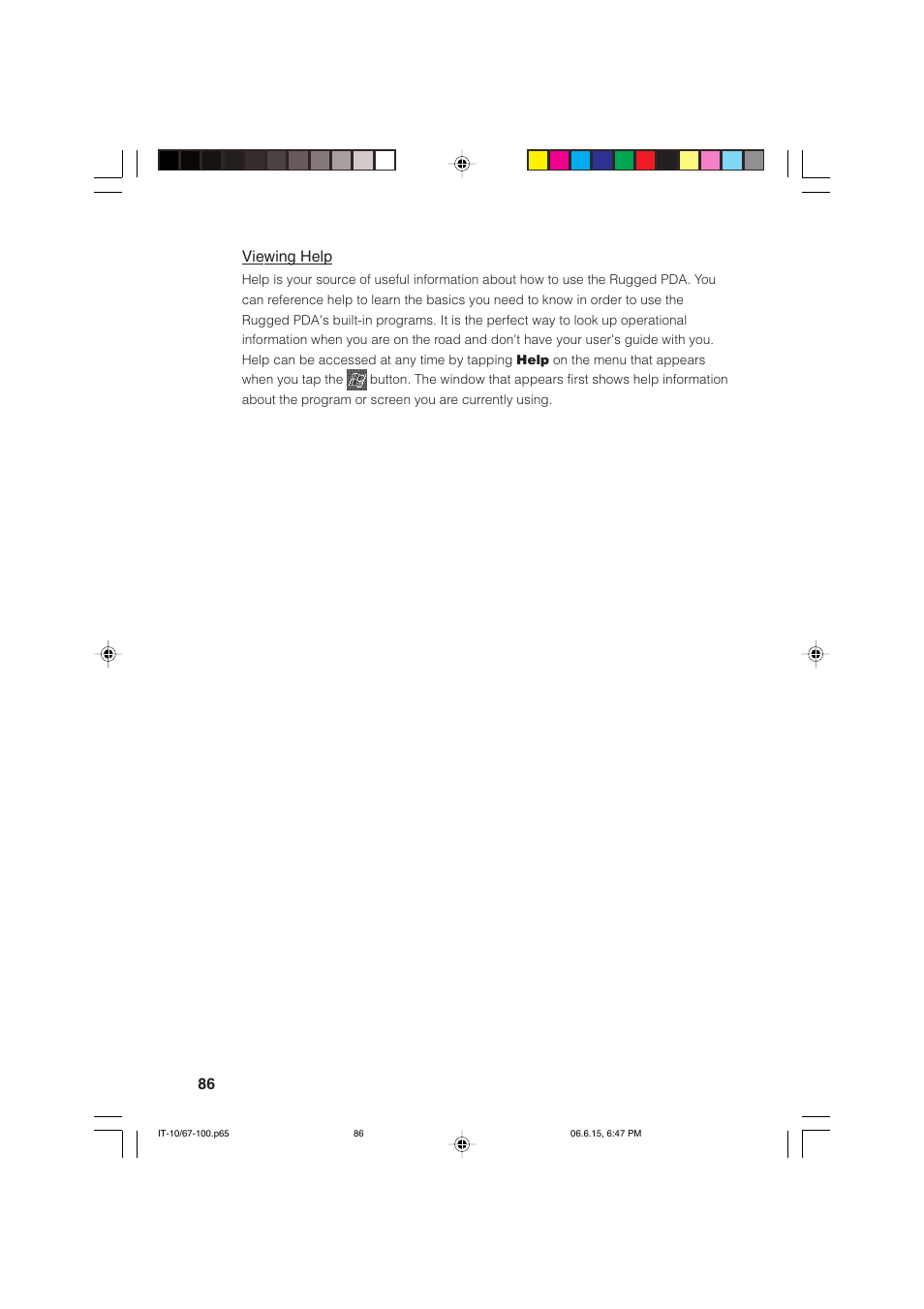 86 viewing help | Casio Stylus User Manual | Page 86 / 126
