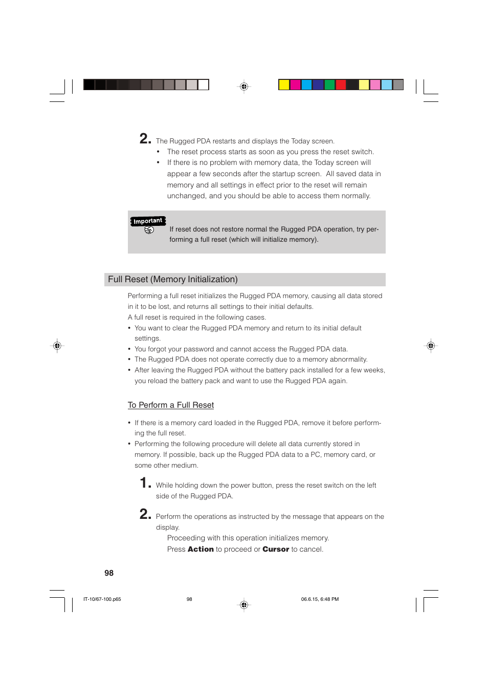 Casio Stylus User Manual | Page 98 / 126