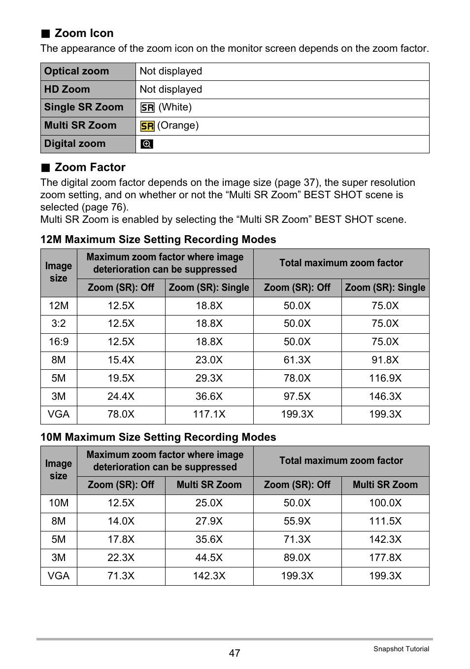 Casio EXILIM EX-ZR100 User Manual | Page 47 / 205