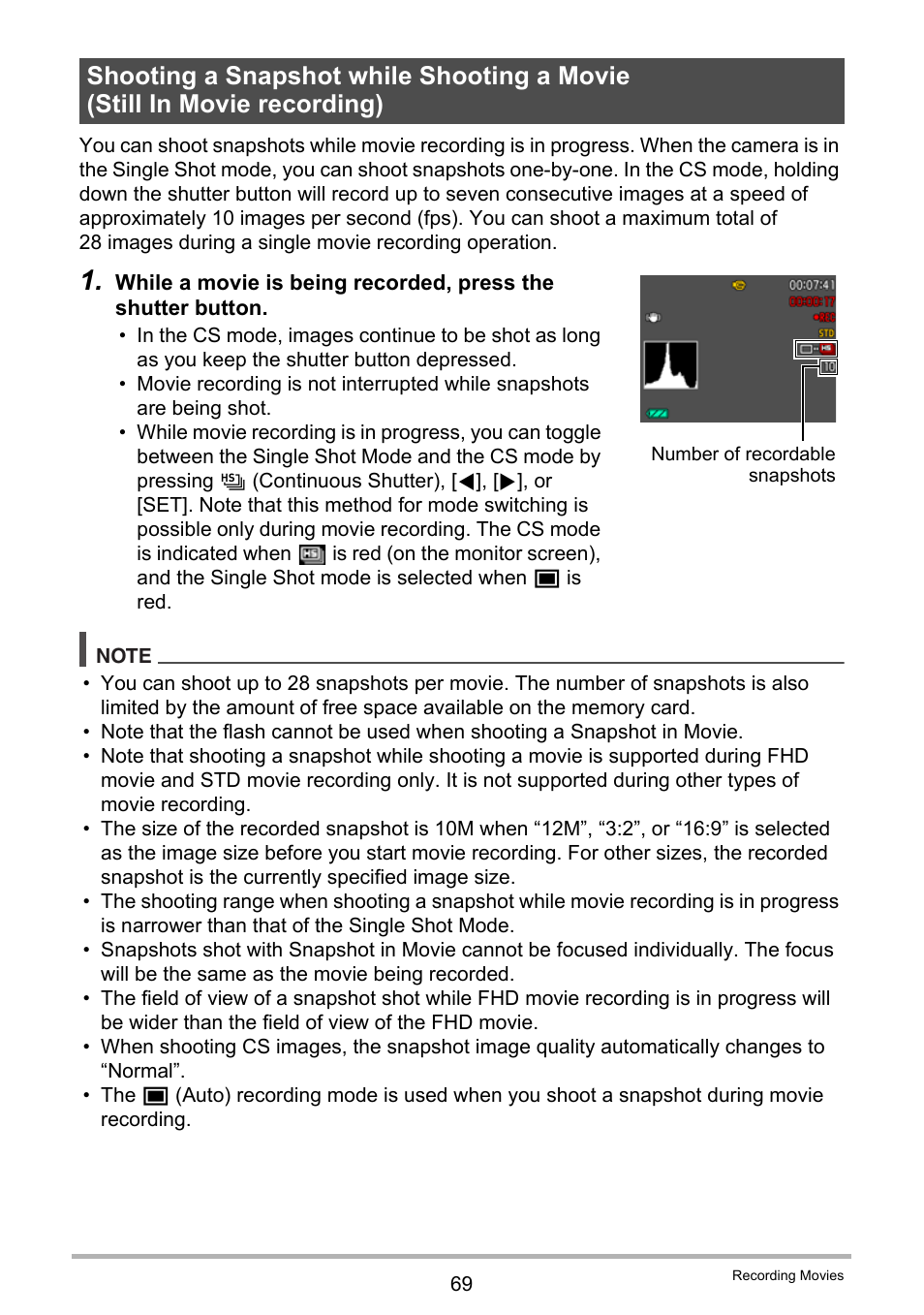 Casio EXILIM EX-ZR100 User Manual | Page 69 / 205