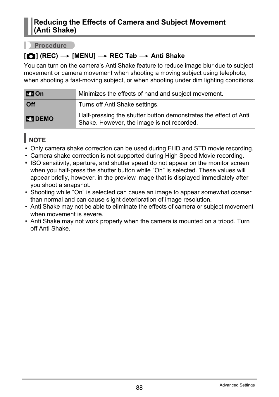 Casio EXILIM EX-ZR100 User Manual | Page 88 / 205