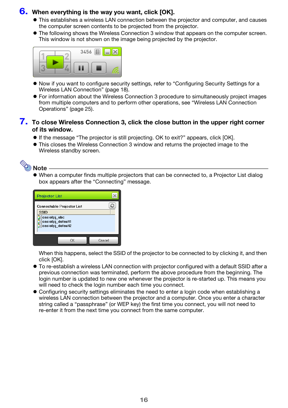 Casio XJ-A246 User Manual | Page 16 / 47