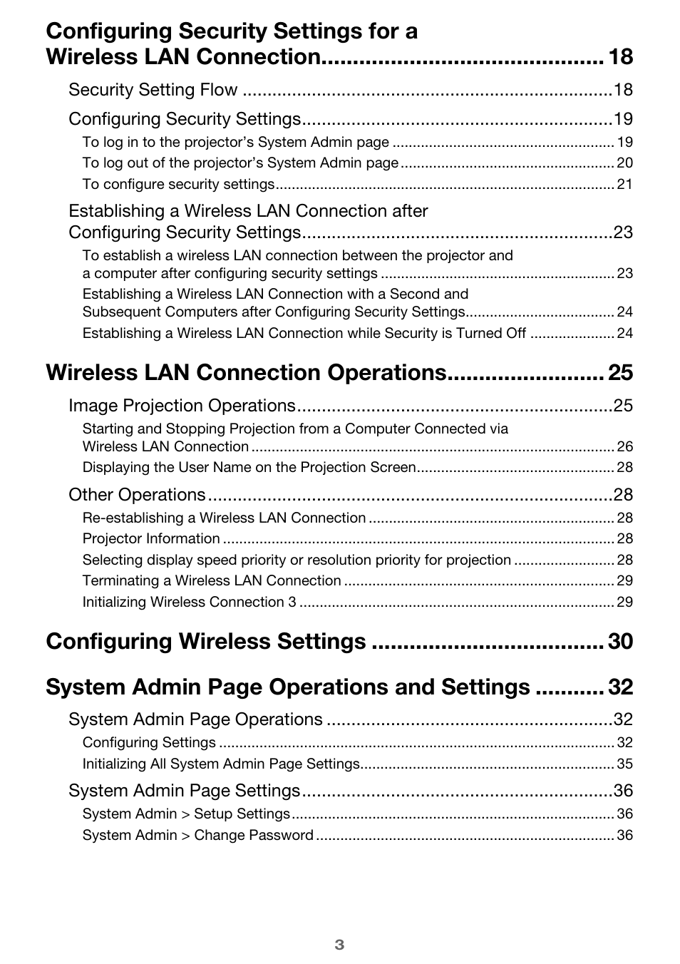 Wireless lan connection operations | Casio XJ-A246 User Manual | Page 3 / 47