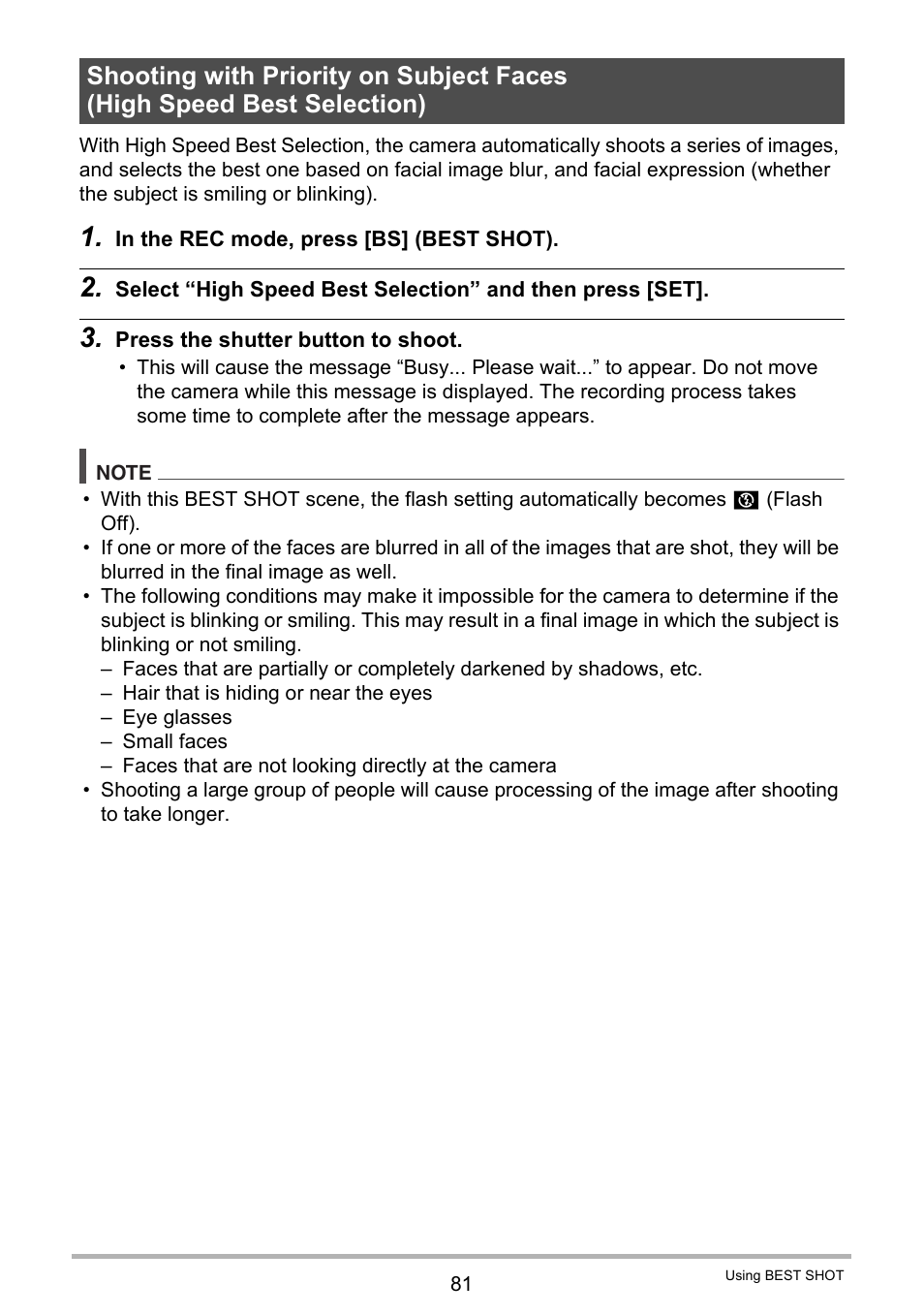 Casio EXILIM EX-ZR15 User Manual | Page 81 / 195