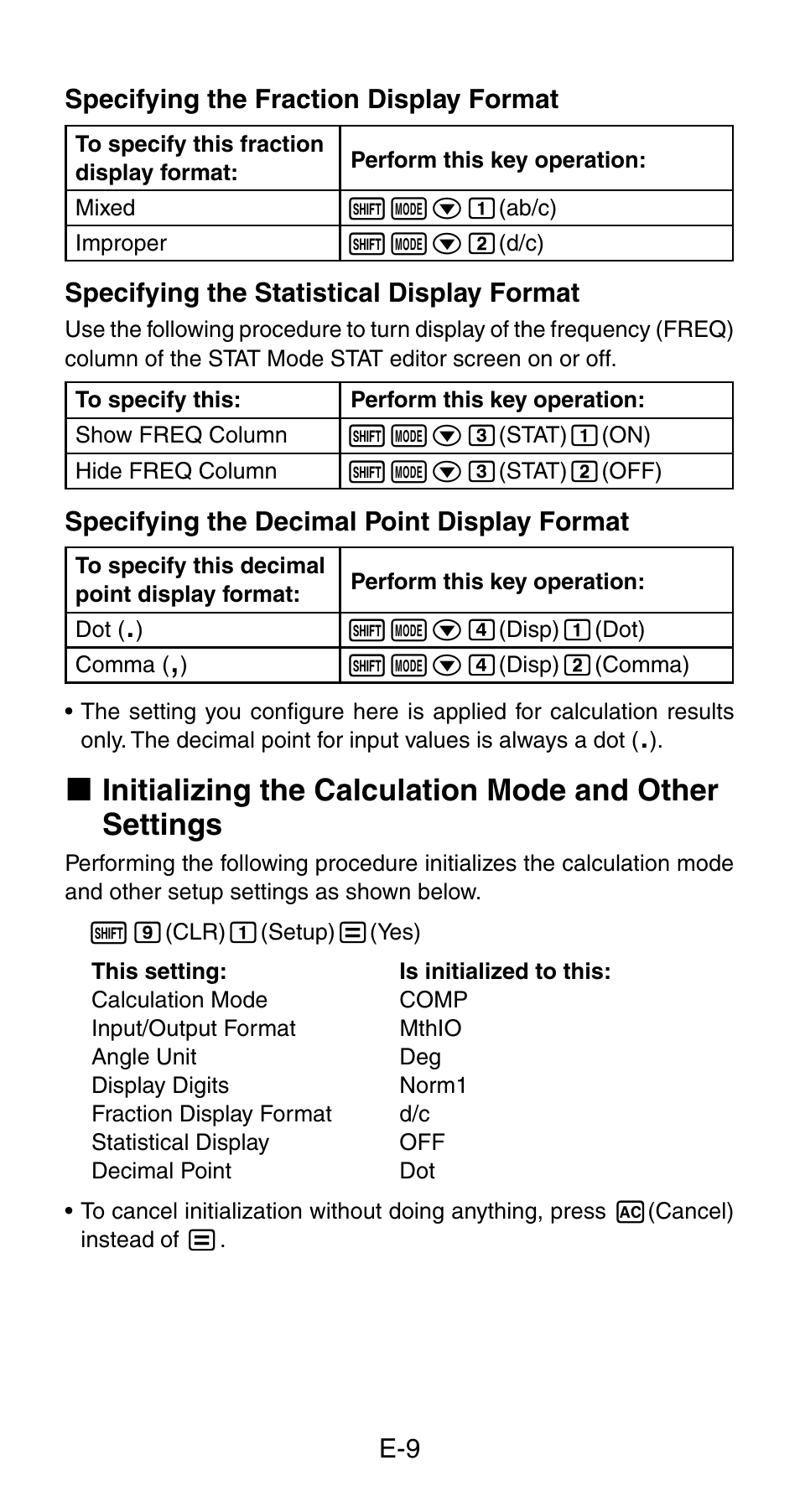 Casio fx-115ES User Manual | Page 11 / 54