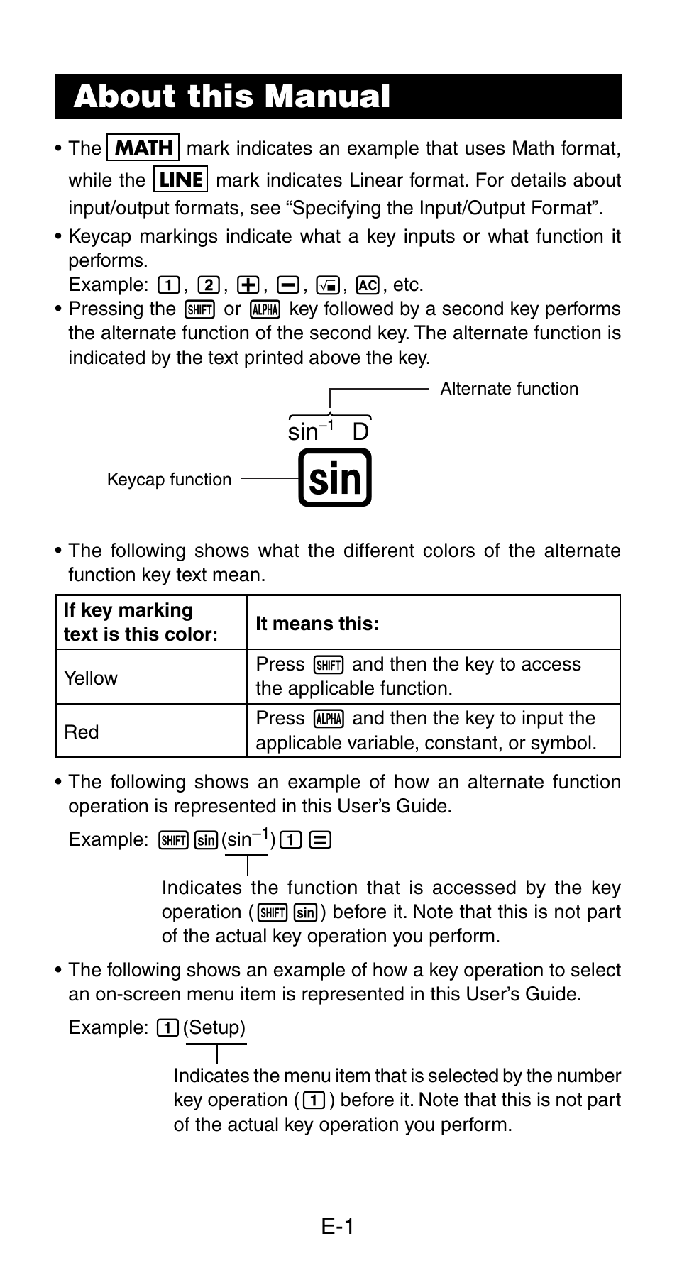 About this manual | Casio fx-115ES User Manual | Page 3 / 54