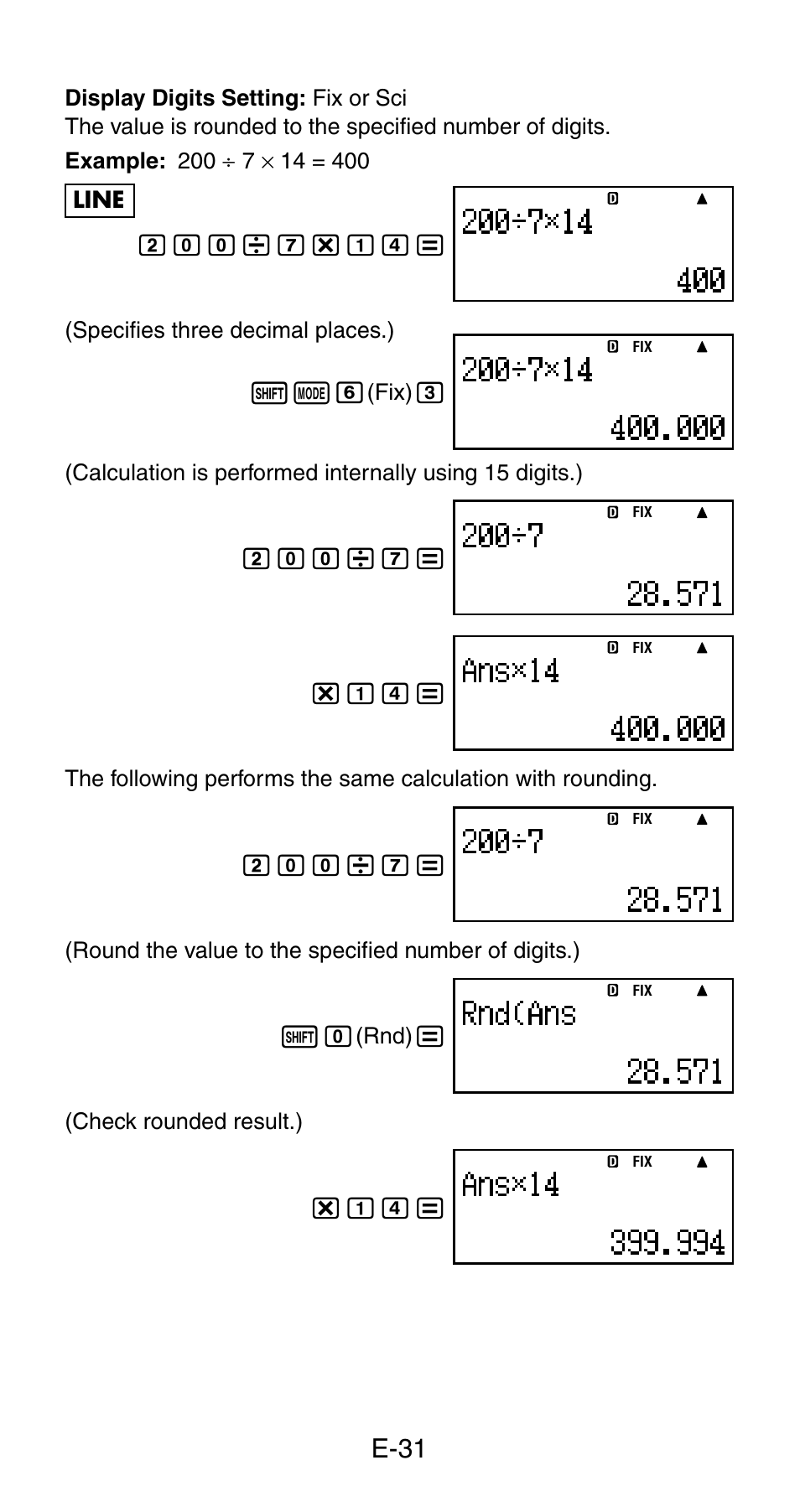 E-31 | Casio fx-115ES User Manual | Page 33 / 54