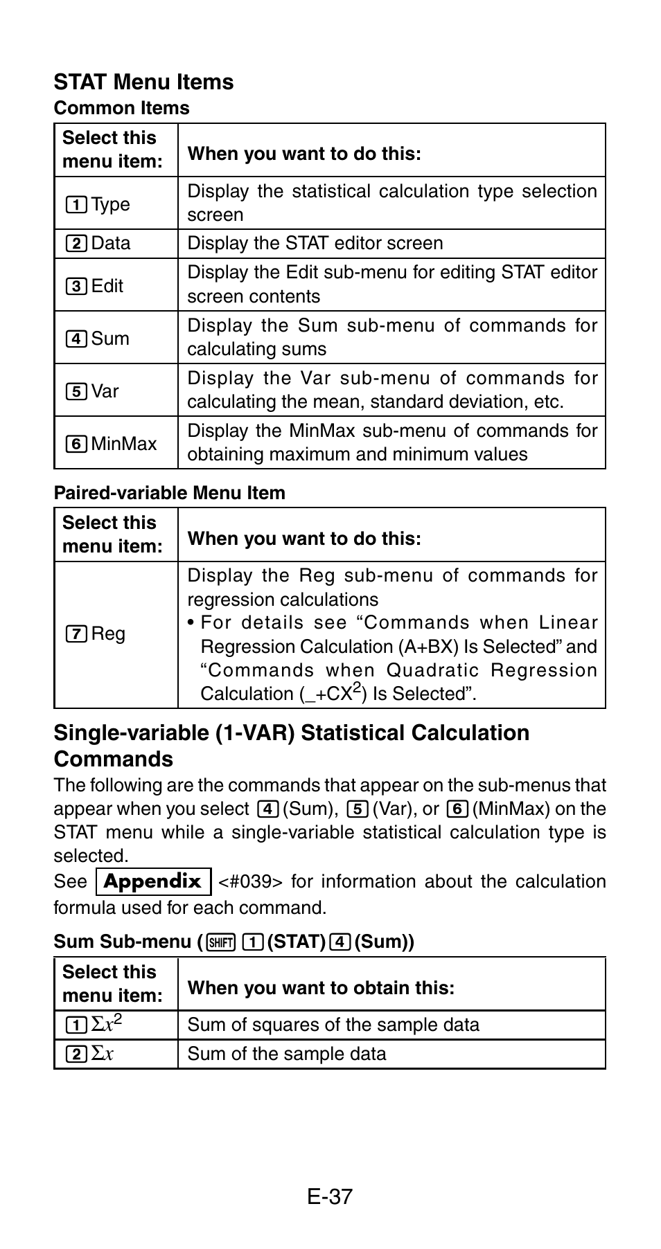 Casio fx-115ES User Manual | Page 39 / 54