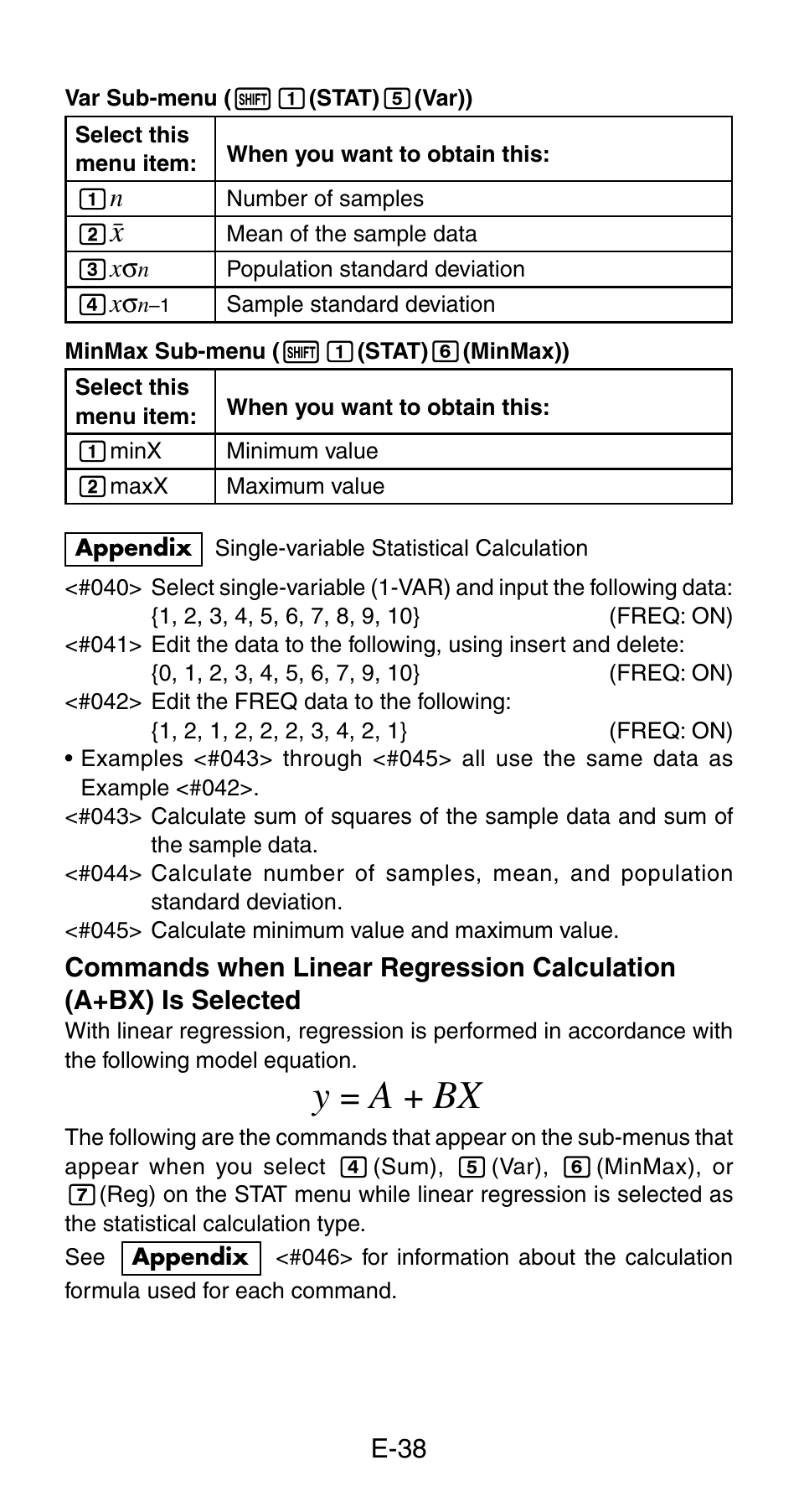 Casio fx-115ES User Manual | Page 40 / 54