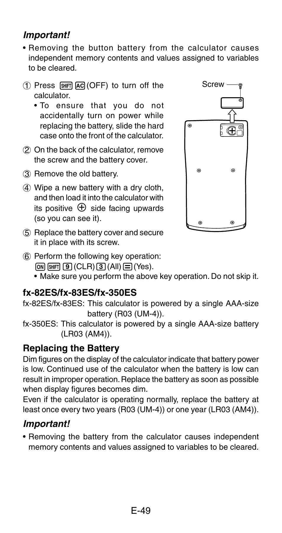 Casio fx-115ES User Manual | Page 51 / 54