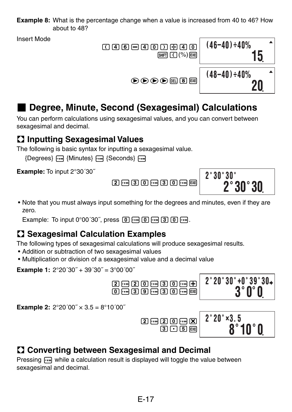 Casio fx-50F PLUS User Manual | Page 18 / 80